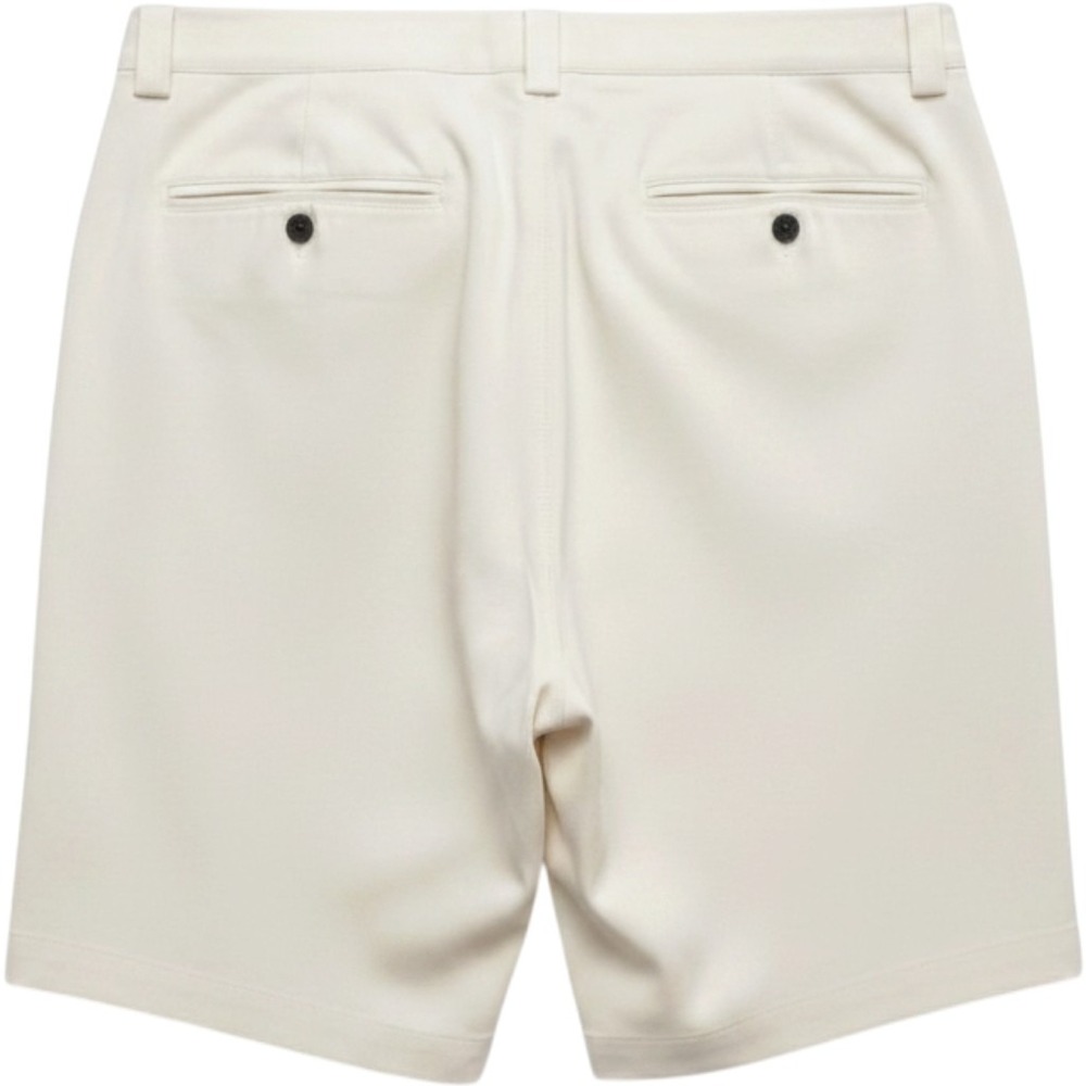 Tommy Bahama Mens 38 Pleated Silk Shorts Cream Off-White Luxury Resortwear